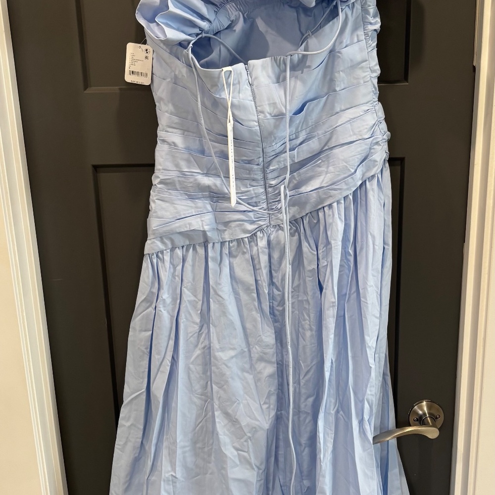 Shona Joy 'Maiori' Bubble Sleeve Maxi Dress in Cornflower Blue (NWT) - Picture 10 of 14